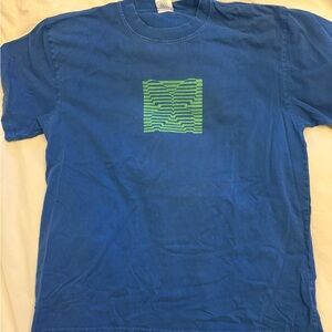 Proper Streetwear Butterfly Blue Cotton T-Shirt